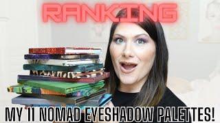 NOMAD COSMETICS EYESHADOW PALETTE RANKING