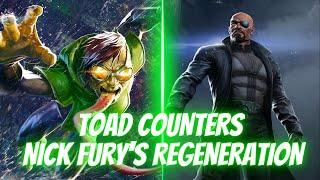 Toad is the Perfect Nick Fury Counter, No Regeneration