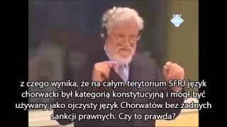 „Dundo Maroje" w Hadze -- Slobodan Praljak i prof. Fahrudin Rizvanbegović