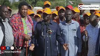 Raila Odinga finally answers Kenyans on his rumored deal with Ruto as he speaks in Narok!!