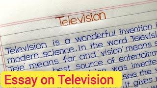 Essay on television in english || 10 lines essay on television || paragraph on television ||