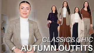 CHIC & CLASSIC AUTUMN OUTFIT IDEAS 2024