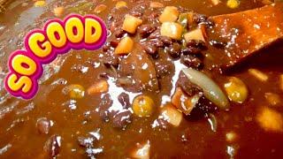 BEST EVER CUBAN STEWED BLACK BEANS | Cooking w/ Ashley