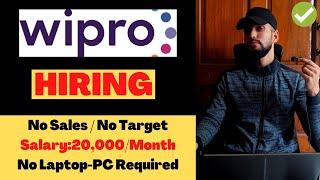 Wipro Best Jobs For All Salary:20,000-/Month