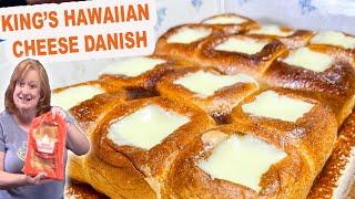 KING'S HAWAIIAN CHEESE DANISH, Easy Breakfast or Dessert Recipe