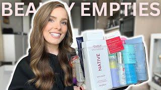 Reviewing beauty products I've used up | BEAUTY EMPTIES!!