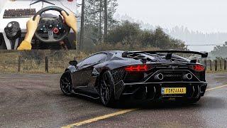 2000HP Lamborghini Aventador SVJ Forza Horizon 5 Logitech G29 Steering Wheel Gameplay