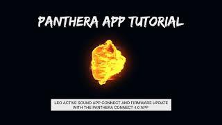 PANTHERA Leo Active Sound Cube, connect and firmware update with PANTHERA Connect 4.0 App.