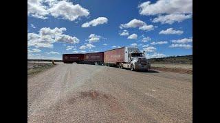 Australian Roadtrain 55 meater in outback