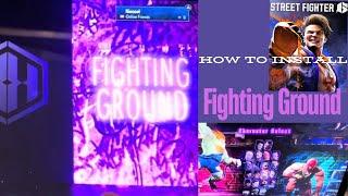 How to Install Fighting Ground on Street Fighter 6 PS5