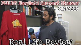 PHILIPS Handheld Garment Steamer STH3000 - Real Life Review (English)