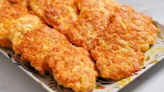 Juicy DELICIOUS chicken breast recipe! Chopped cutlets for lunch or dinner