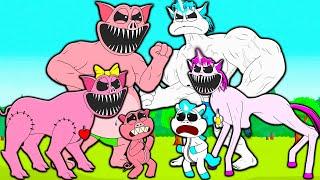 FAMILY FAT PICKY PIGGY VS FAMILY MUSCLE CRAFTYCORN! Poppy Playtime 3 Cartoon Animation