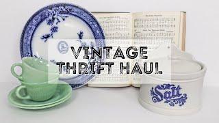 GOODWILL THRIFT HAUL | I finally found Jadeite! | Vintage, Farmhouse, CottageCore