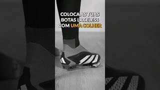  Calça as tuas chuteiras sem cordões com uma COLHER #tutorial #tutorialyoutube