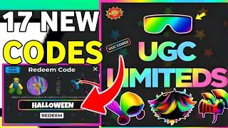 UPDATE UGC LIMITED CODES IN OCTOBER 2024 | ROBLOX CODES OCTOBER 2024