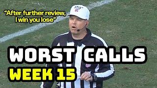 Top 5 Worst Referee Calls Week 15 | NFL 2019 highlights