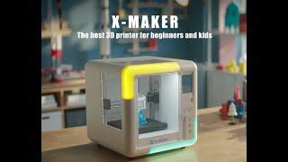 A Smart 3D Printer with Gamification | 3D Design App  | X-MAKER | Kickstarter | 3D PRINTech