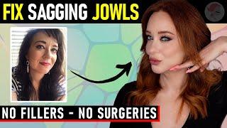 Fix Sagging Jowls in 5 Easy Steps! 47: No Fillers, No Surgery! How I Fixed Mine!!