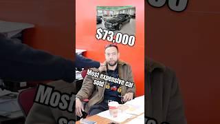 Most Expensive Car Sold #carvision #shorts #dealership #dealershiphumor #dreamcar #carsofyoutube