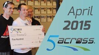 5 Across | April 2015 WINNER - FinanceU