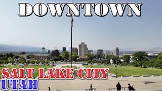 Salt Lake City - Utah - 4K Downtown Walking Tour