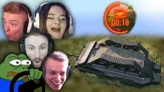 Best Driving Moments of World of Tanks Streamers #1