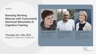 Boosting Working Memory with tES and Cognitive Training
