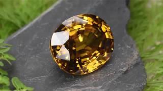 47ct HUGE JACINTH Zircon Gemstone: GemSelect Video Review