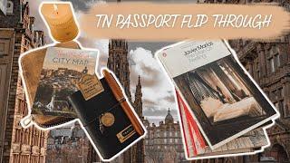 TRAVEL JOURNAL FLIP THROUGH [DEUTSCH] | EDINBURGH  | TN Passport | coyote diaries