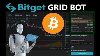 How To Setup New FREE BITGET Spot Grid Bot - Bitcoin BTC Crypto Trading  Strategy - Tutorial Guide