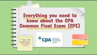 Everything You Need To Know About The CPA Common Final Exam (CFE) + Tips and Resources