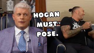 cody rhodes making damian priest laugh for 3 and a half minutes