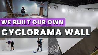 Building our own Cyclorama/Cyc Wall/Infinity Curve I Studio Luma