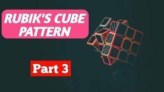 Rubik's Cube Pattern || Cube In A Cube pattern || #shorts