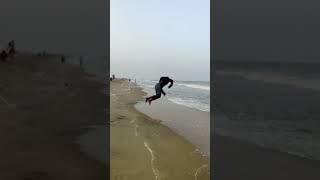 mass back flip...|| #song #love #music #tamil #chennai #kasimedufihcutting #beach #selvamcutting