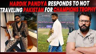 On India not crossing the border for Champions Trophy Hardik Pandya said 'I am sure Pakistani people