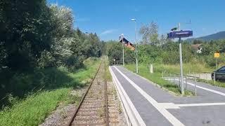 Führerstandmitfahrt. Zwiesel - Bodenmais. Stichstrecke. BR-650. Bayerische Waldbahn.