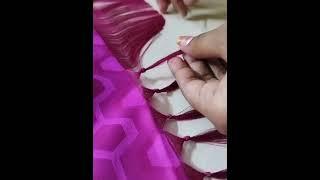 How to make saree kuchu | very simple saree kuchu make at home | #short