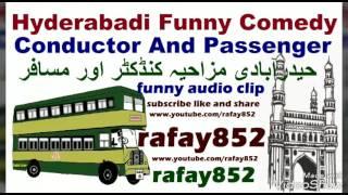 Funny Hyderabadi Comedy Bus Conductor And Passenger Ticket | 1990s Famous Audio Comedy @rafay852