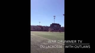 Lacrosse Snip JoJo War Drummer DU Lacrosse Denver Outlaws