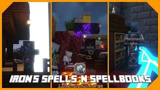 I'M A WIZARD! (Iron's Spells 'n Spellbooks) - Minecraft Forge 1.18.2 -1.19.2  Mod Showcase