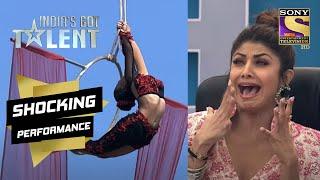 This Act On An Air Balloon Scared Shilpa Shetty | India's Got Talent Season 9 |Shocking Performances