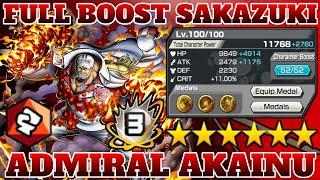 FULL BOOST AKAINU GAMEPLAY | ONE PIECE BOUNTY RUSH | OPBR