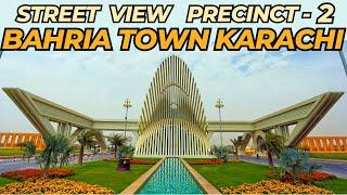 Street Tour Of Precinct 2 - Quaid & Iqbal Villas | Bahria Town Karachi | Bahria Property Network