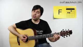 Como tocar No Puedo Vivir Sin tí Coque Malla Los Ronaldos Tutorial acordes Faciles Guitarra