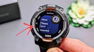 Garmin Instinct 3 - Alarm, Timer & Stopwatch