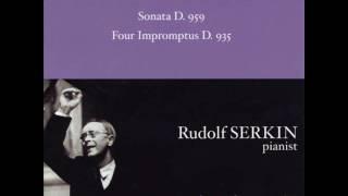 Serkin, Schubert, Andantino D 959