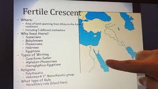 Fertile Crescent, Egypt, & Hebrews