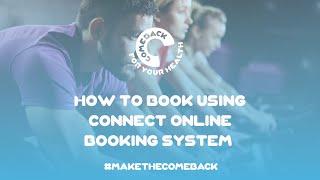 How to book fitness and classes using Connect online booking system.